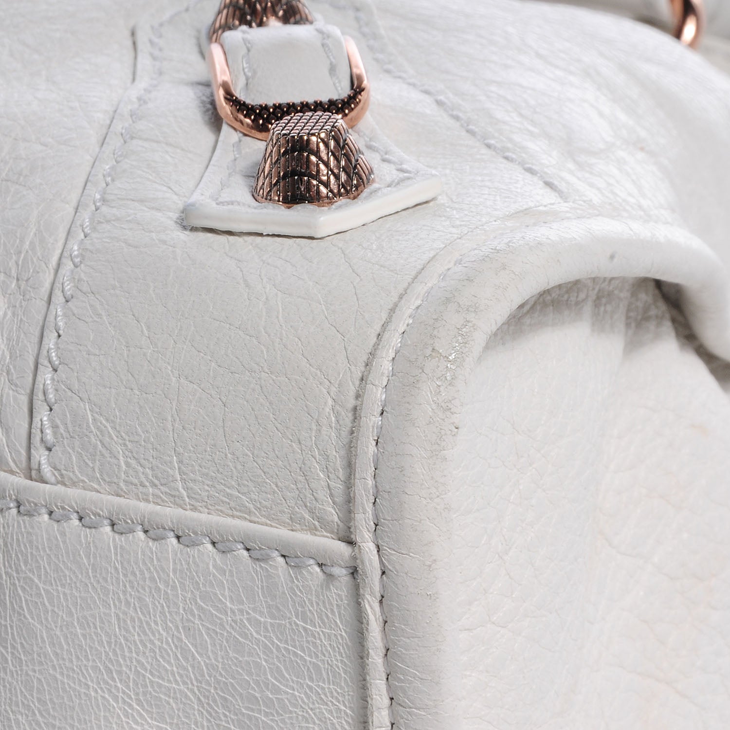 Balenciaga Agneau Giant 12 Rose Gold Hardware City White 6 of 12