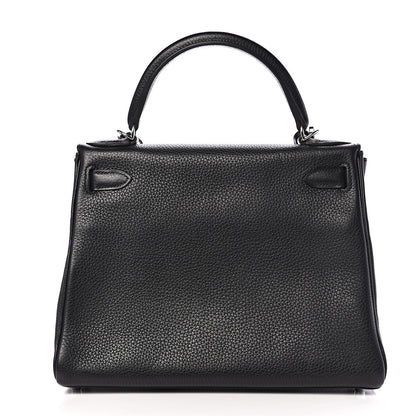 Hermes Taurillon Clemence Kelly Retourne 28 Black 20 of 38