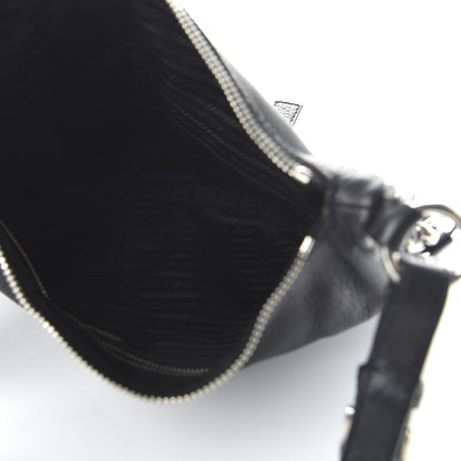 Prada Vitello Daino Hobo Black 5 of 10
