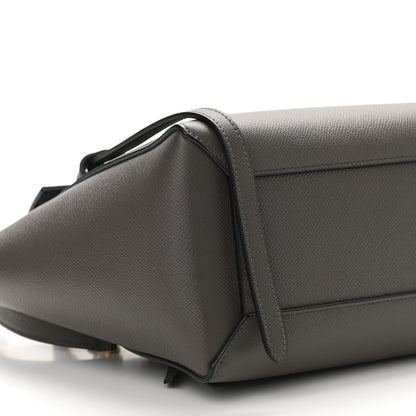 Celine Grained Calfskin Micro Belt Bag Grey 9 of 11