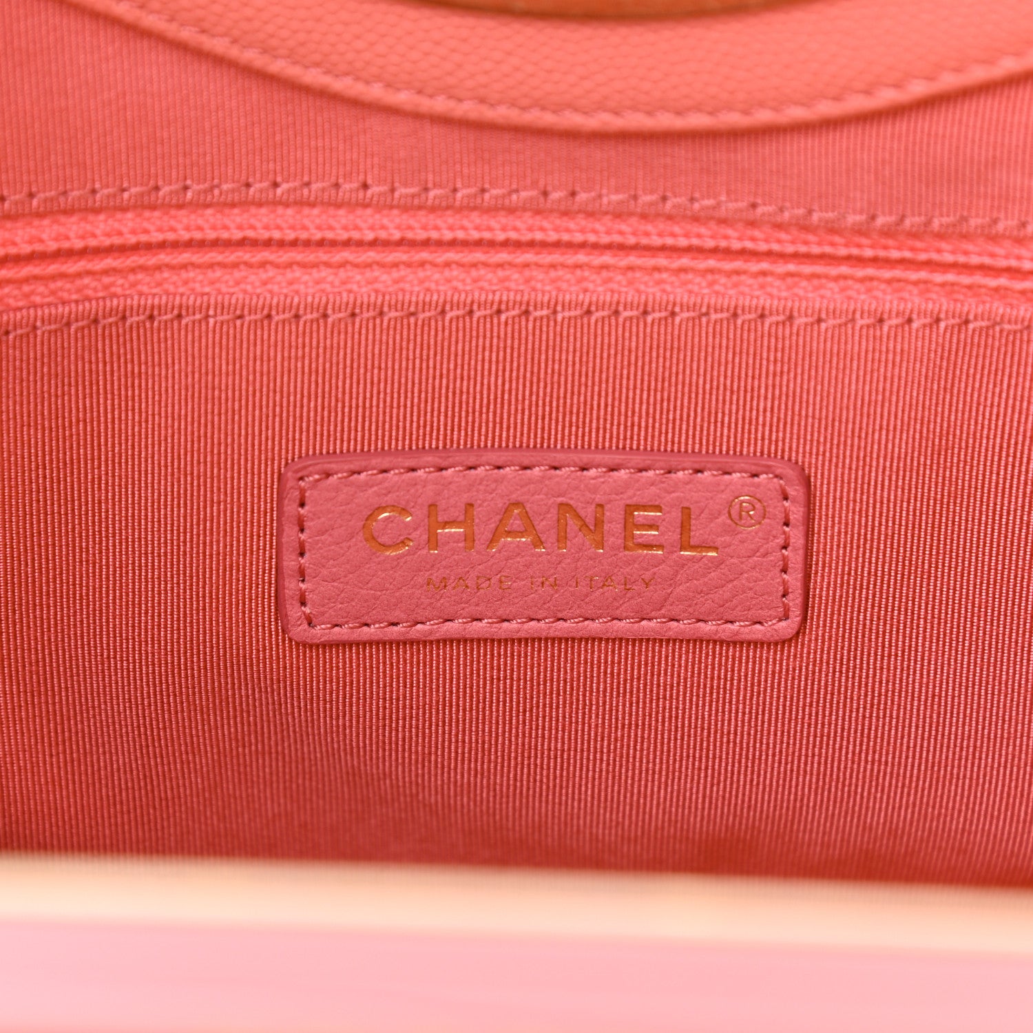 Chanel Caviar Quilted A Real Catch Clutch Pink 6 of 10
