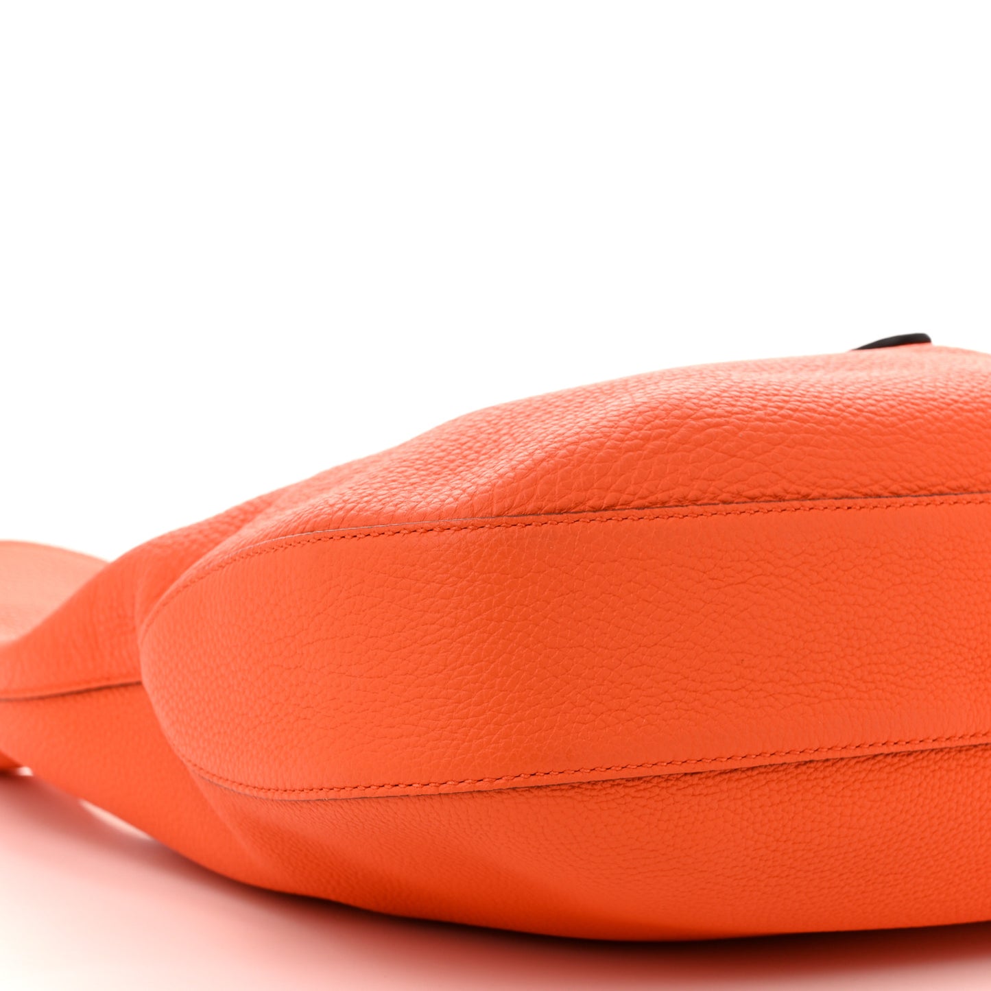 Soft Grained Calfskin Large Jackie Hobo Orange