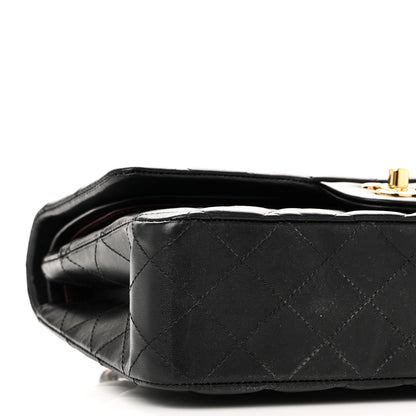 Chanel Lambskin Quilted Medium Double Flap Black 9 of 11