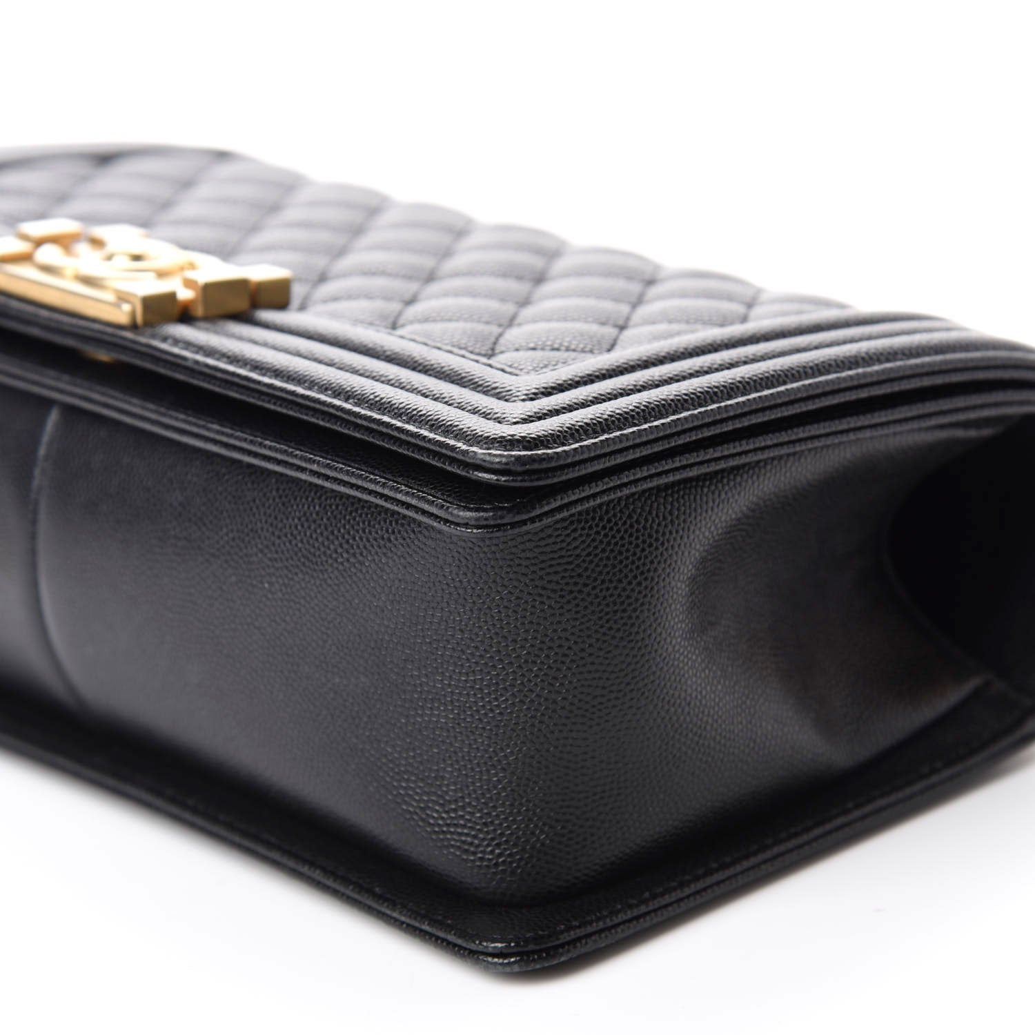 Chanel Caviar Quilted Medium Boy Flap Black 7 of 11