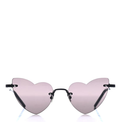 Saint Laurent Heart Loulou SL254 Sunglasses Black 2 of 4