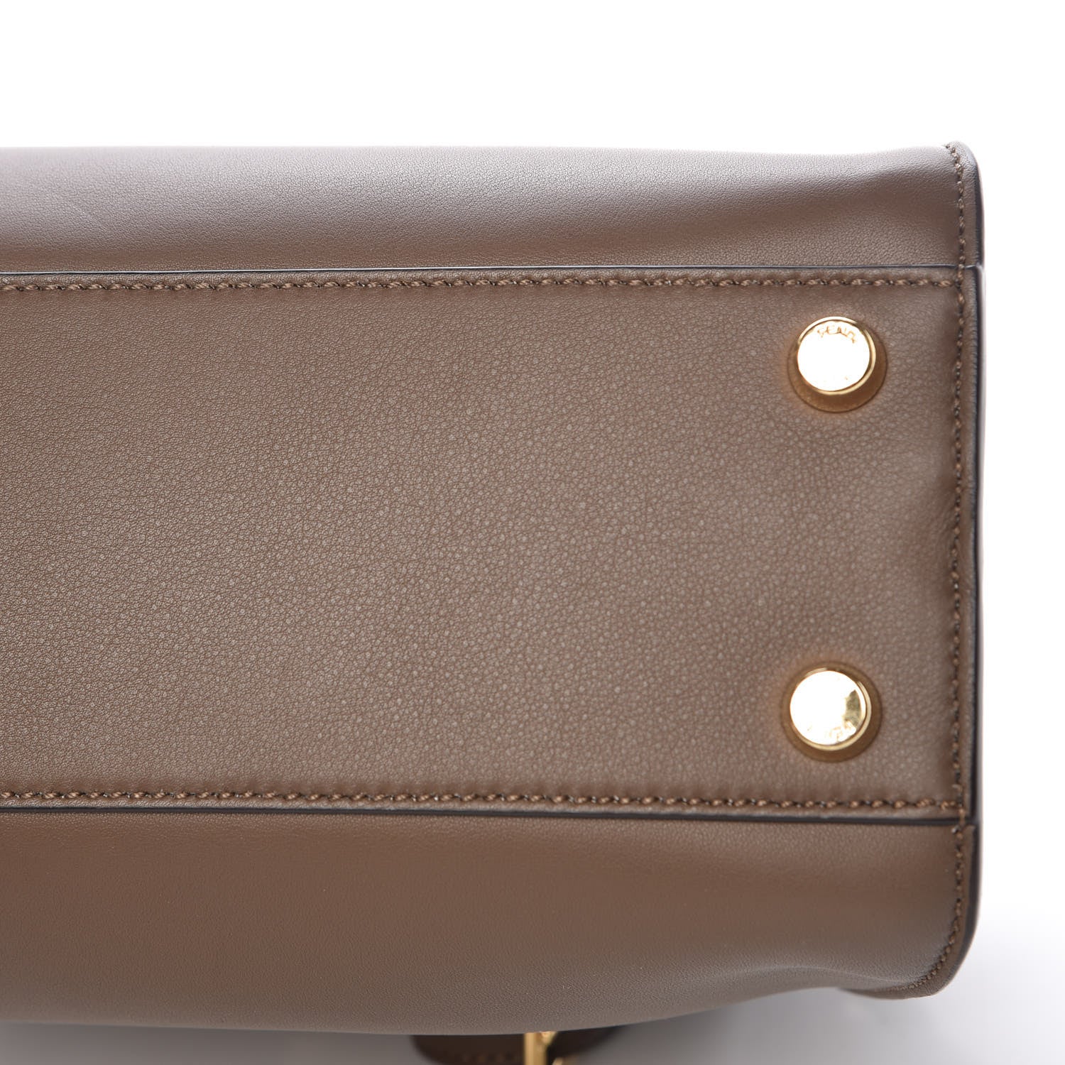 Fendi Vitello Tahiti Burro Bi-Color Medium Peekaboo Iconic Essentially Satchel Maya Camelia Confetto 14 of 15