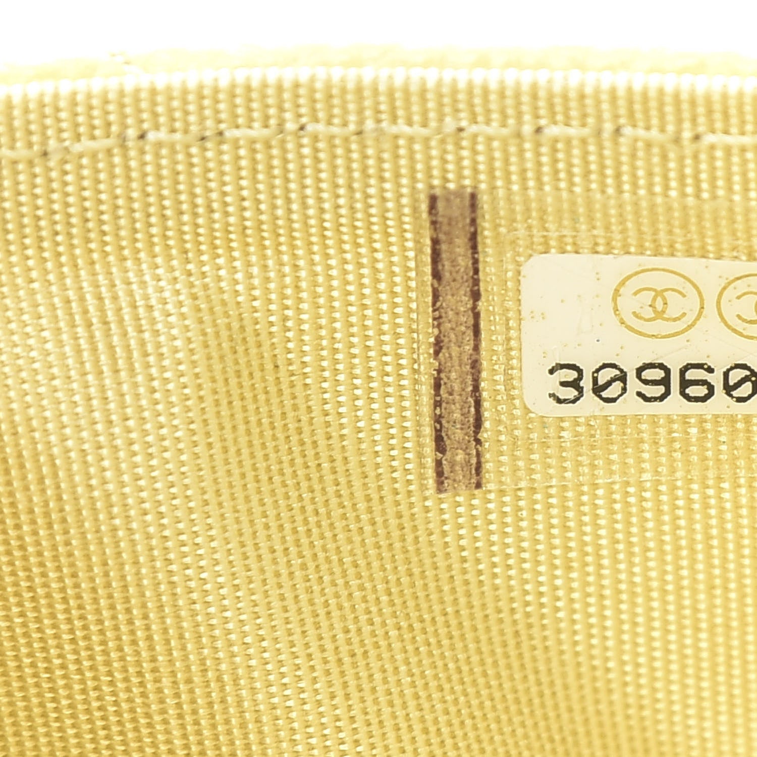 Chanel Caviar Quilted Crystal Card Holder Yellow 8 of 9