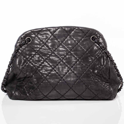 Chanel Iridescent Calfskin Large Just Mademoiselle Black 5 of 9