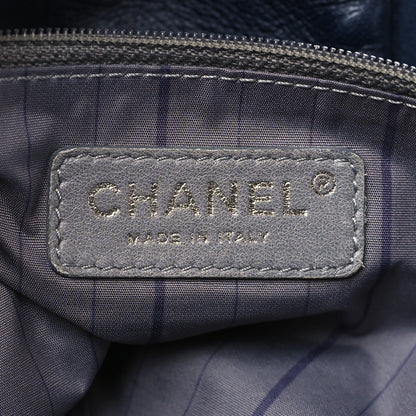Chanel Lambskin Quilted Soft Squares Origami Accordion Flap Navy 6 of 9