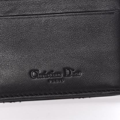 Christian Dior Patent Cannage Lady Dior Yen Wallet Black 8 of 14