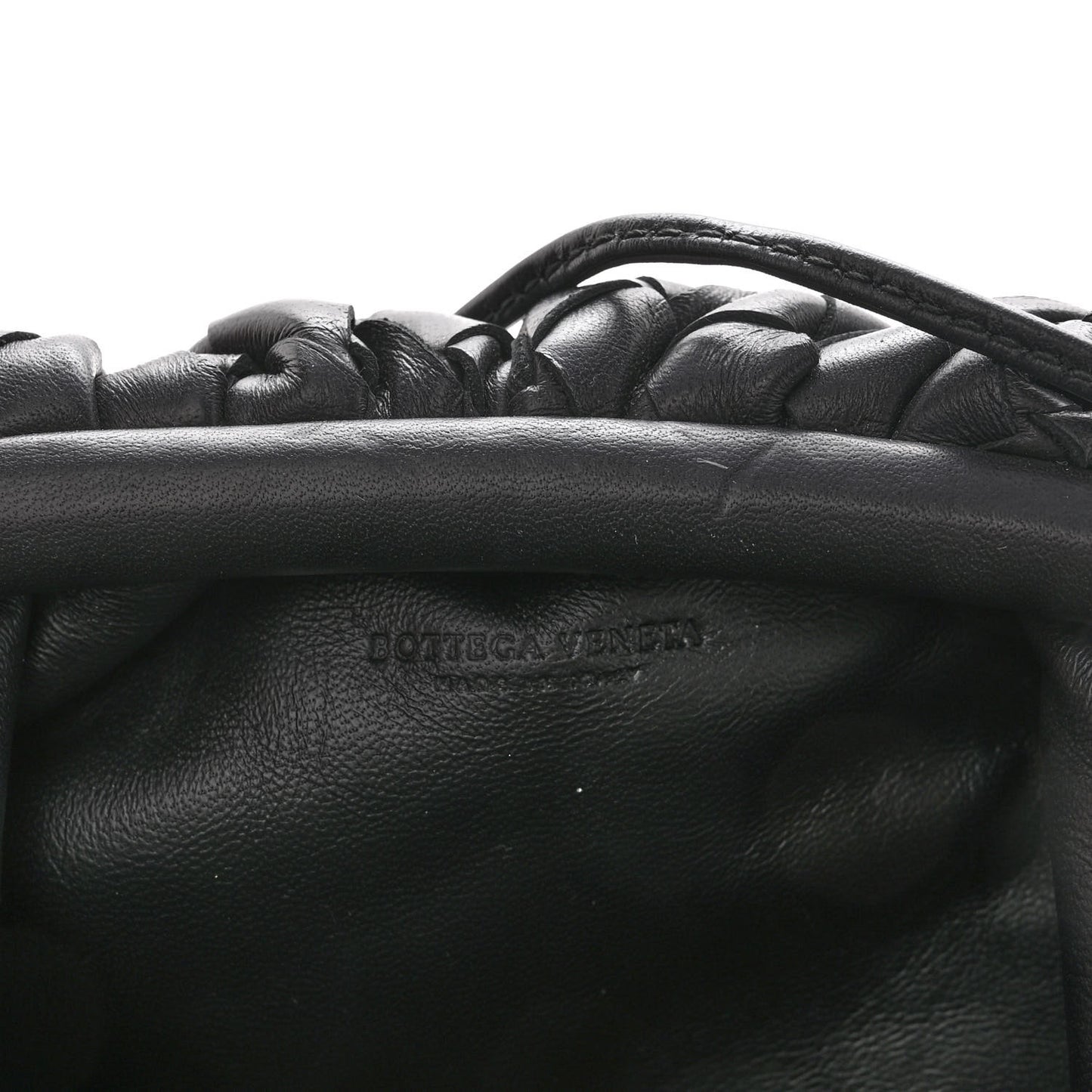 Nappa Intrecciato The Mini Pouch Black