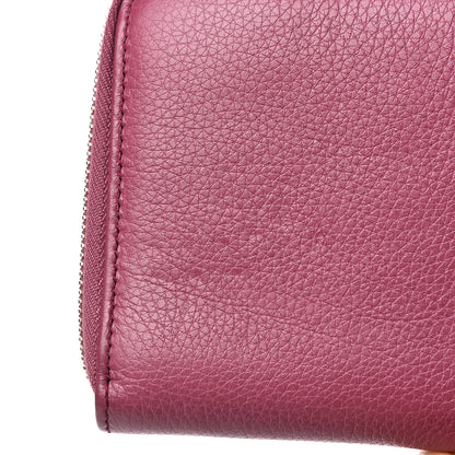 Gucci Pebbled Calfskin Soho Zip Around Wallet Peonia Flower 8 of 10