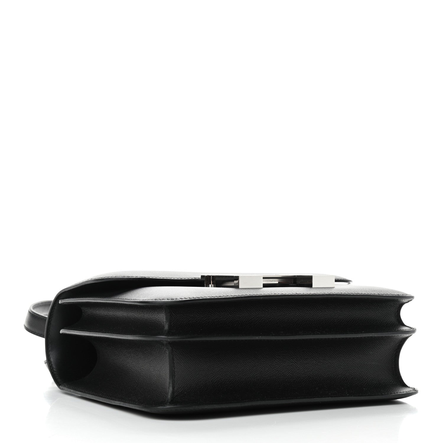 Hermes Grained Monsieur Lizard Constance 24 Black Ombre 4 of 9