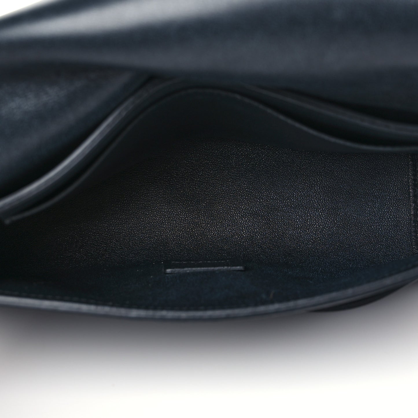 Lambskin Medium Elle Chain Clutch Black