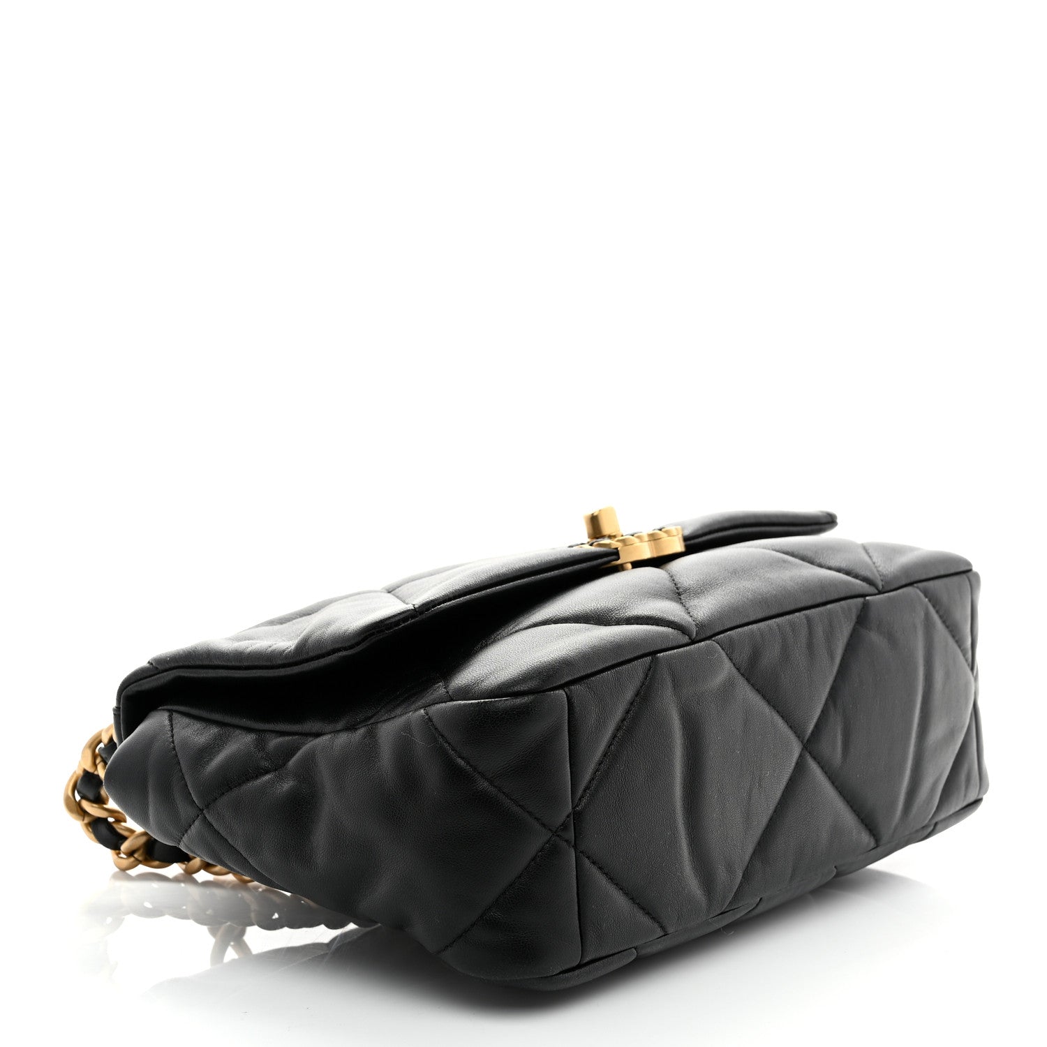 Chanel Lambskin Quilted Medium Chanel 19 Flap Black 4 of 10