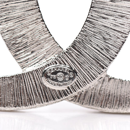 Chanel Baguette Crystal Dubai CC Brooch Silver 4 of 5