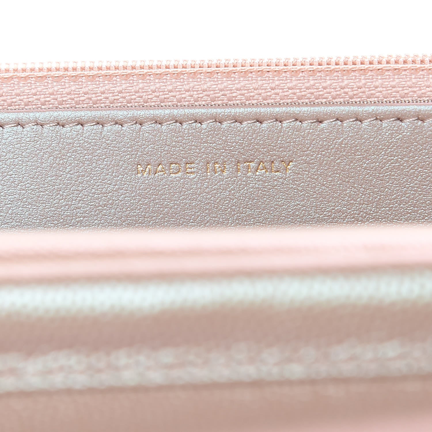 Chanel Iridescent Caviar Quilted Wallet On Chain WOC Beige 7 of 11