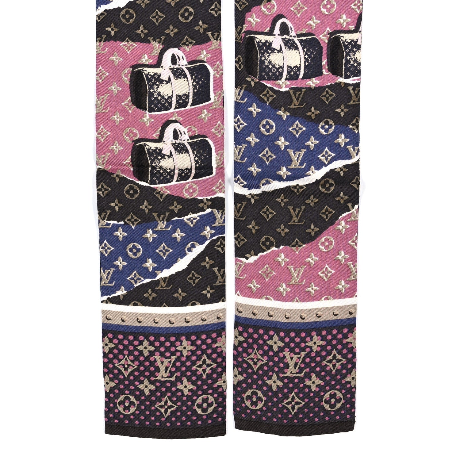 Louis Vuitton Silk Monogram Wallpaper Bandeau 2 of 3