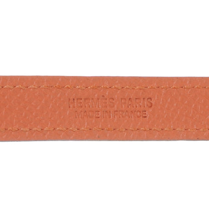 Hermes Epsom Baby Pavane Double Tour Bracelet Small Crevette 6 of 7