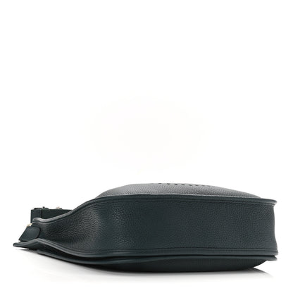 Hermes Taurillon Clemence Evelyne III PM Vert Cypress 4 of 10