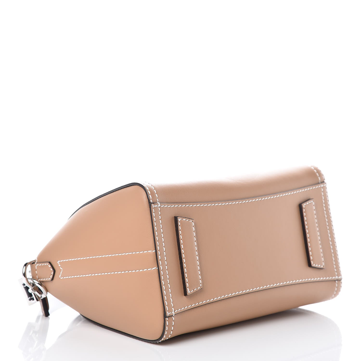 Givenchy Calfskin Small Topstitch Bi-Color Antigona Beige Black 5 of 10