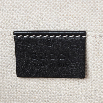 Gucci Calfskin Bamboo Web Large Dionysus Top Handle Bag Black Bright Evergreen Hibiscus Red 9 of 11