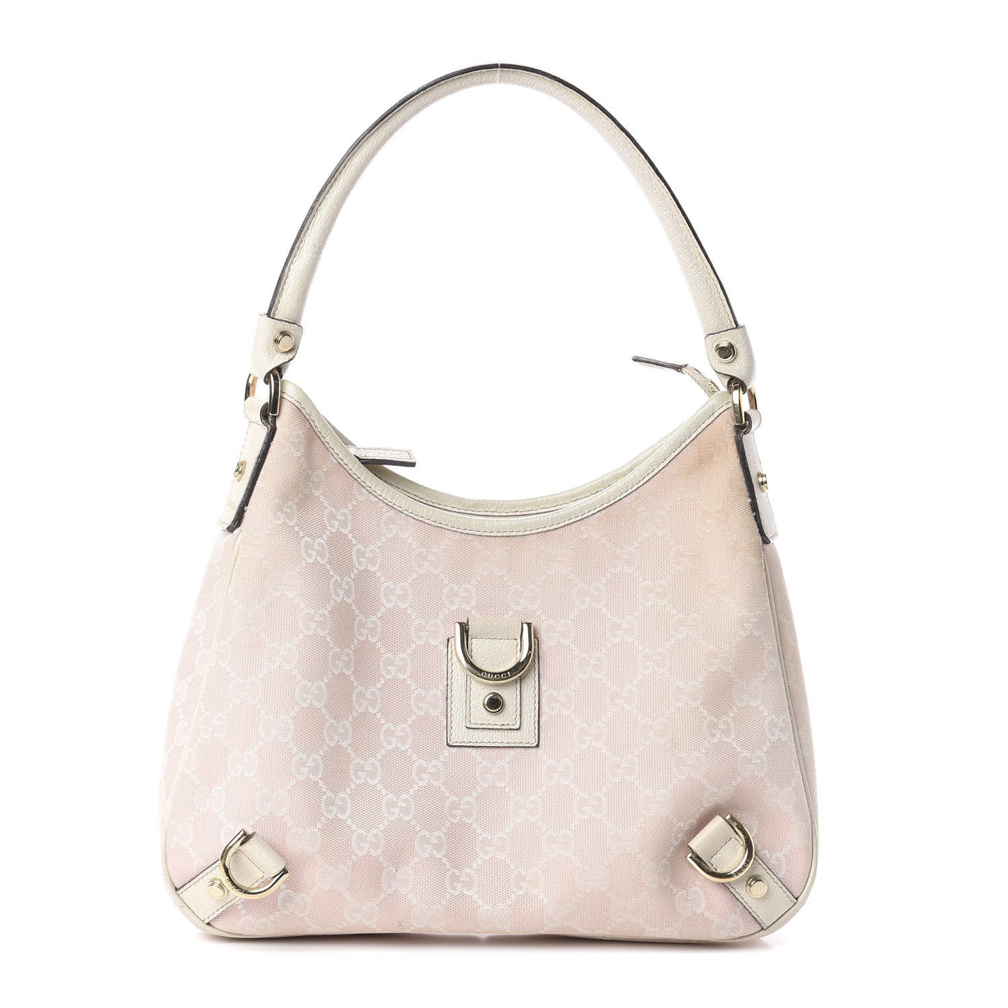 Monogram Medium Abbey D Ring Hobo Pink