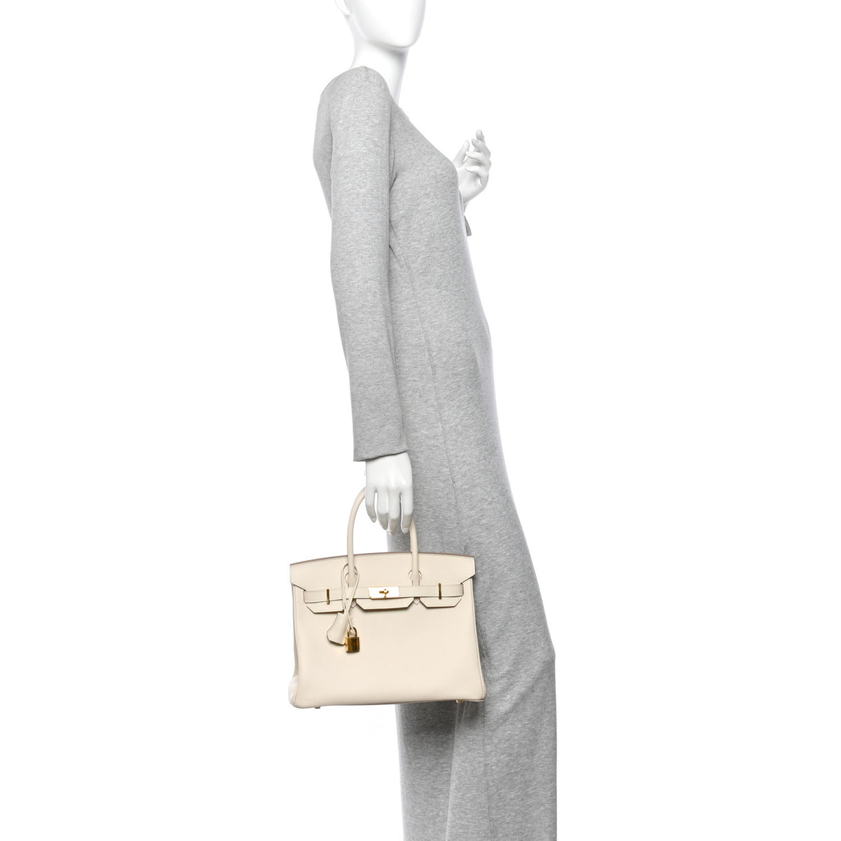 Hermes Epsom Birkin 30 Craie 2 of 11