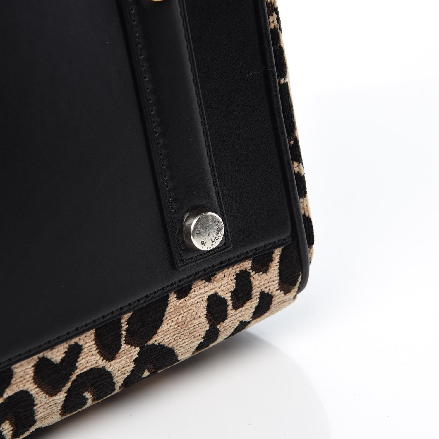 Louis Vuitton Jacquard Velvet Leopard Print Stephen Sprouse Speedy 11 of 11