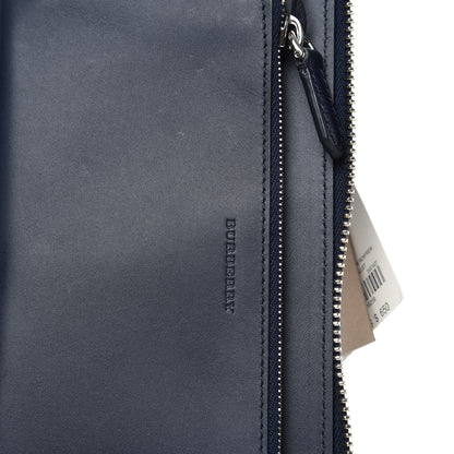 Burberry London Grainy Calfskin Renfrew Long Zip Around Wallet Dark Navy 7 of 8
