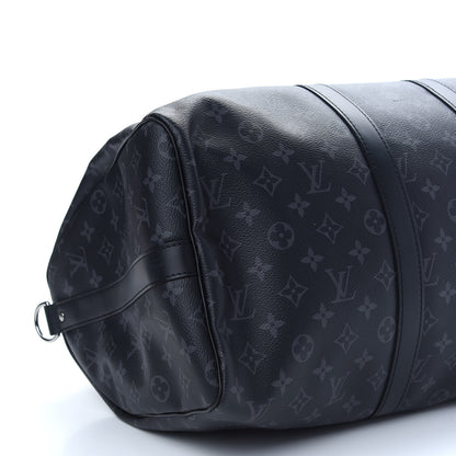 Louis Vuitton Monogram Eclipse Keepall Bandouliere 45 8 of 9