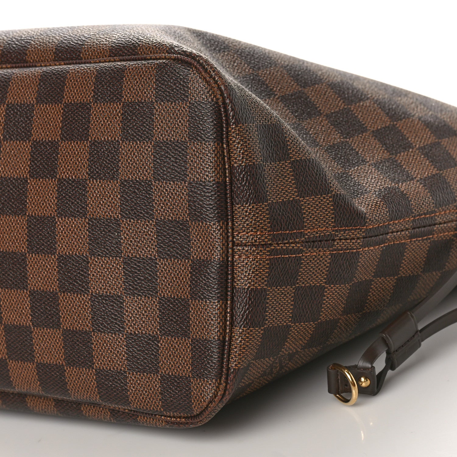Louis Vuitton Damier Ebene Neo Neverfull MM Rose Ballerine 8 of 9