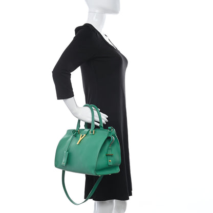 Saint Laurent Calfskin Small Classic Y Cabas Green 3 of 15