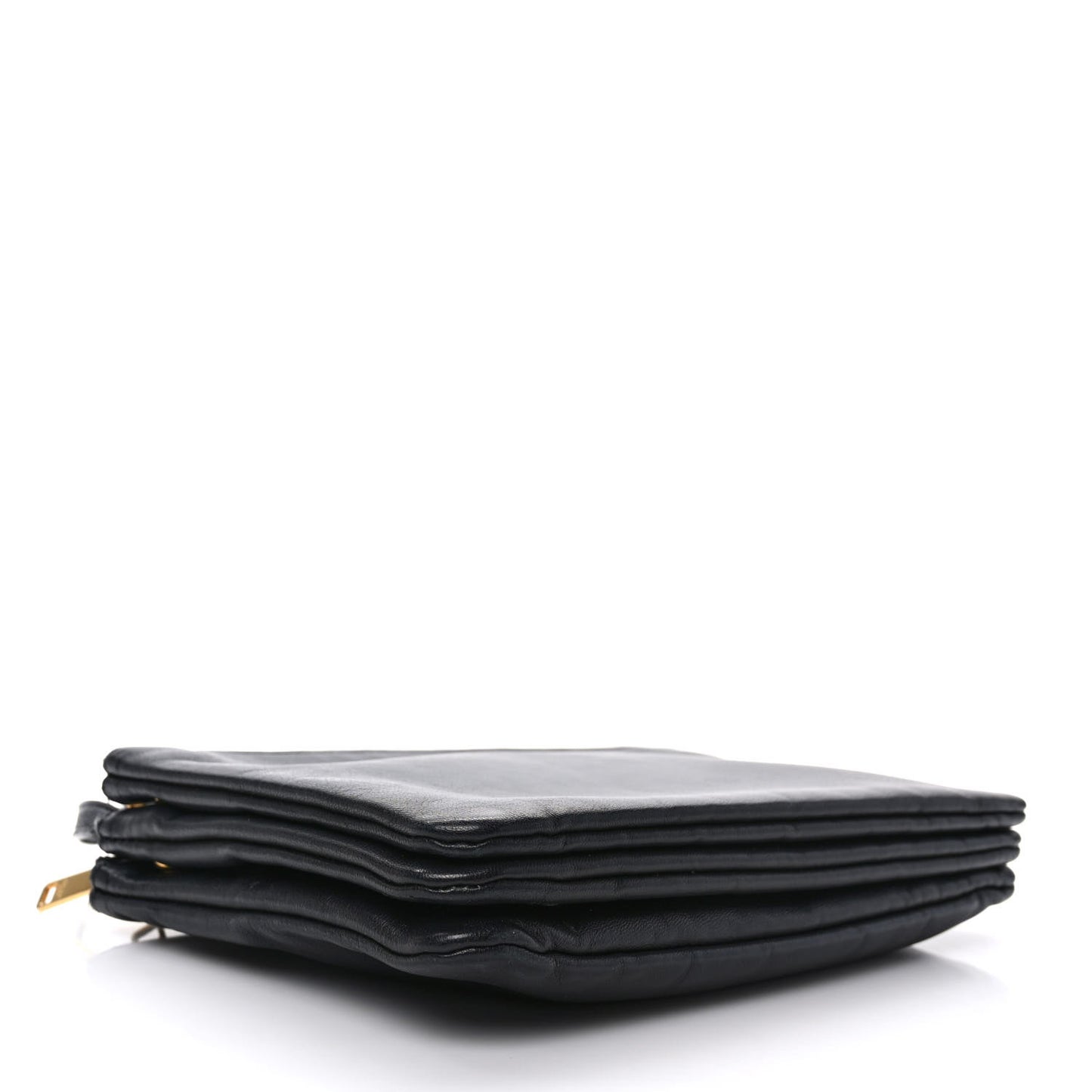 Lambskin Small Trio Crossbody Bag Black