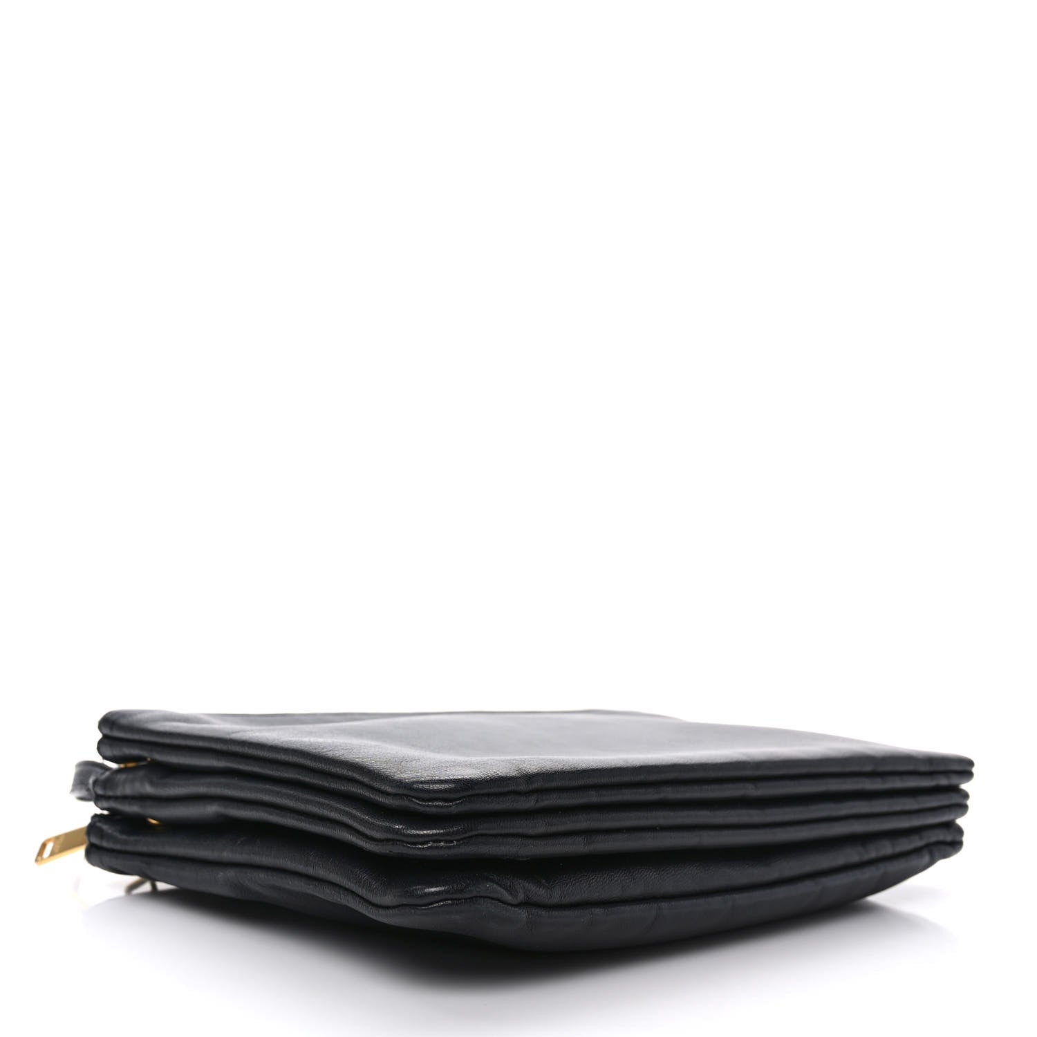 Celine Lambskin Small Trio Crossbody Bag Black 4 of 12