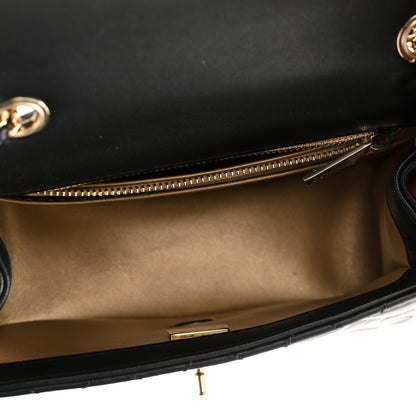 Chanel Lambskin Quilted Enamel Mini Pearl Crush Flap Black 5 of 11