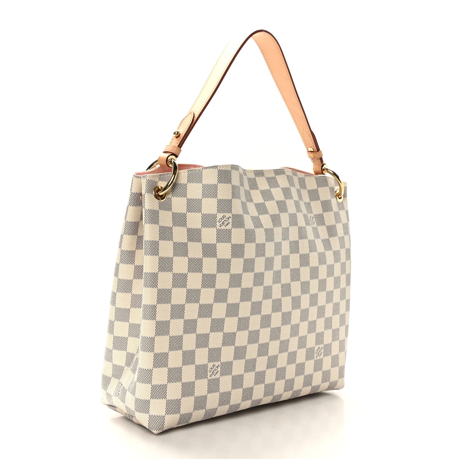 Louis Vuitton Damier Azur Graceful PM Rose Ballerine 3 of 8