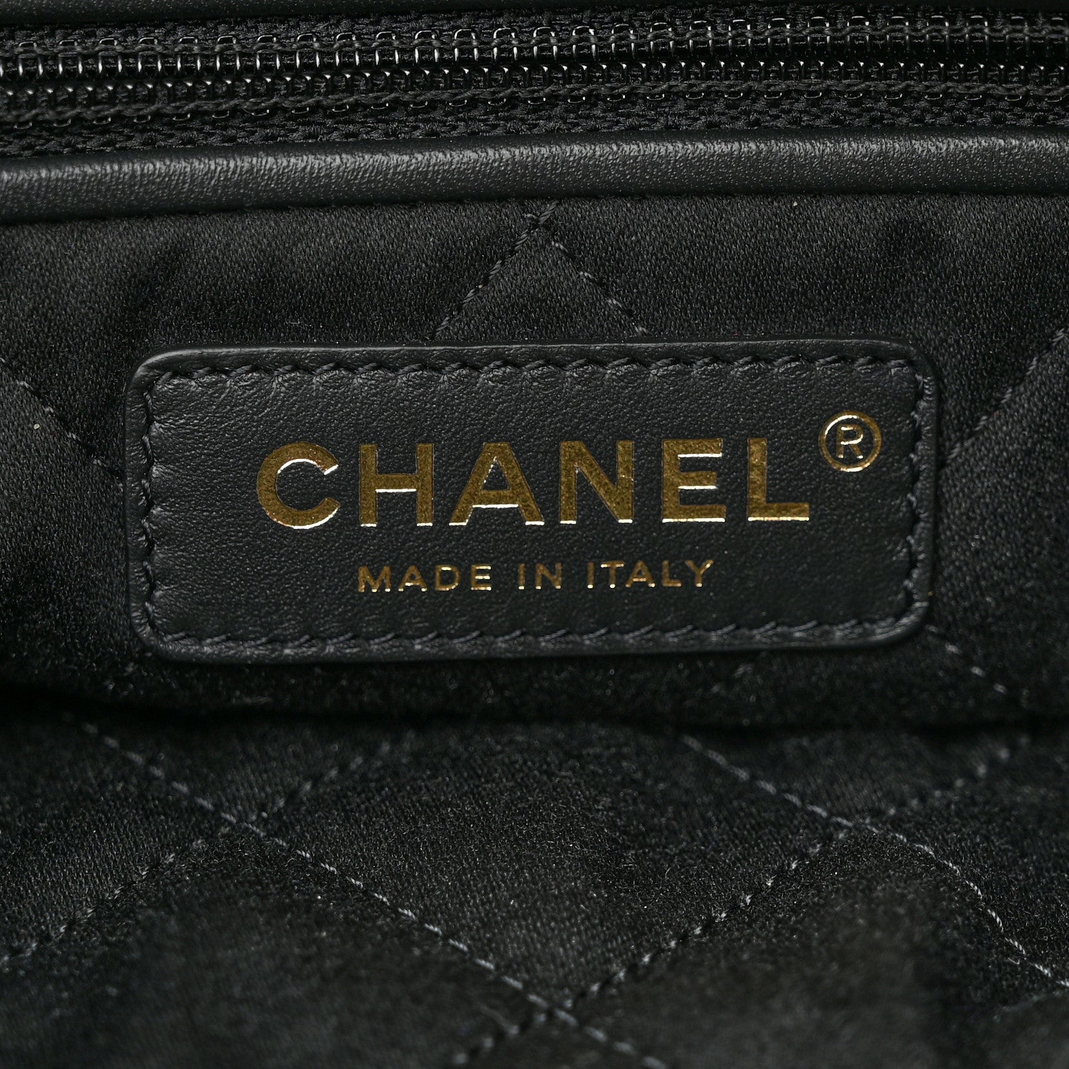 Chanel Shiny Calfskin Quilted Chanel 22 Backpack Black 6 of 10