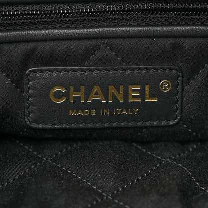 Chanel Shiny Calfskin Quilted Chanel 22 Backpack Black 6 of 10
