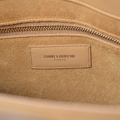 Saint Laurent Calfskin Large Sac de Jour Carryall Dark Beige 6 of 14