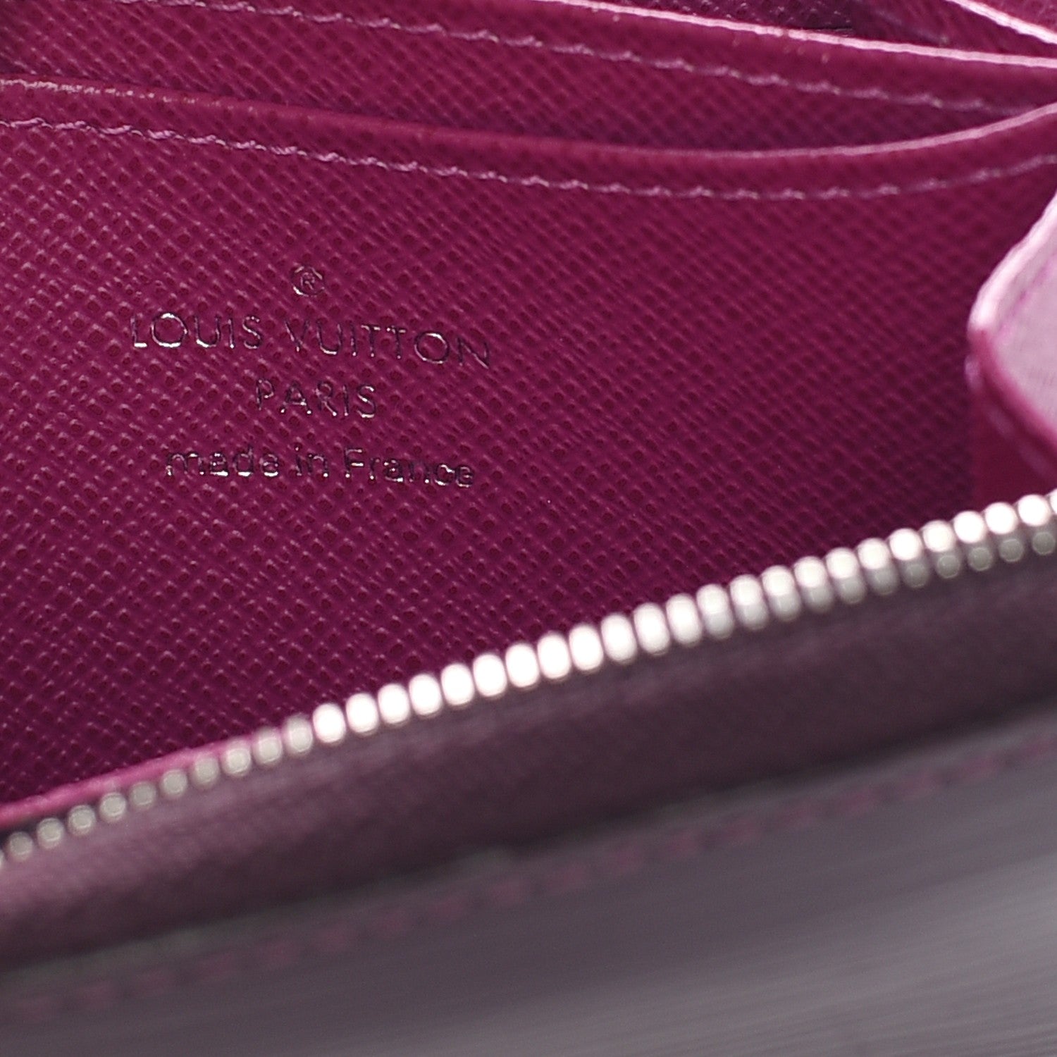 Louis Vuitton Epi Zippy Coin Purse Cassis 6 of 8
