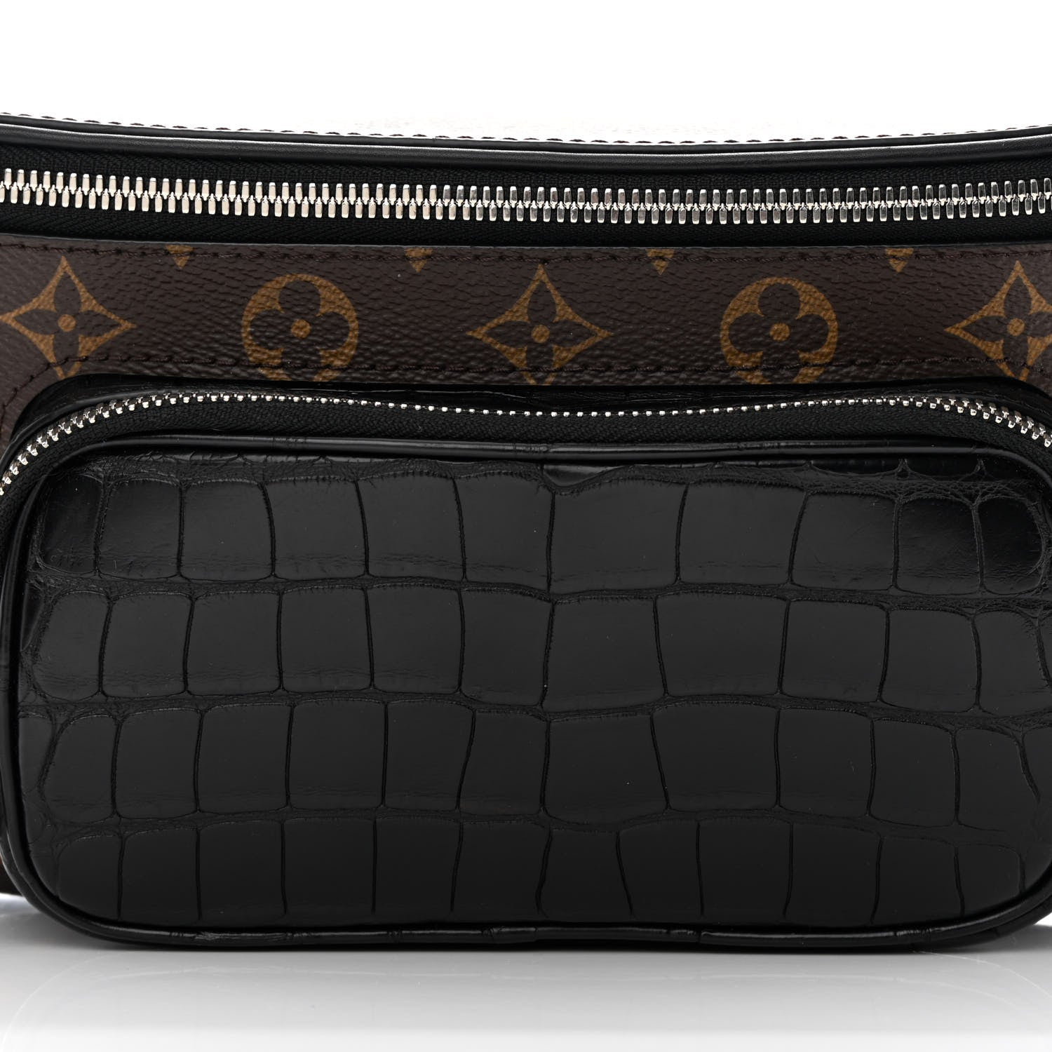 Louis Vuitton Monogram Crocodile Bumbag Black 7 of 11