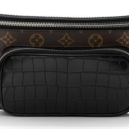 Louis Vuitton Monogram Crocodile Bumbag Black 7 of 11
