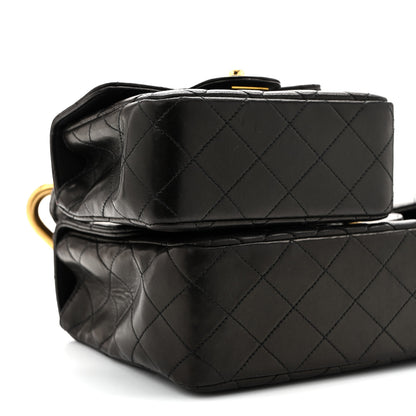 Chanel Lambskin Quilted Parent Child Kelly Flap Black 11 of 13