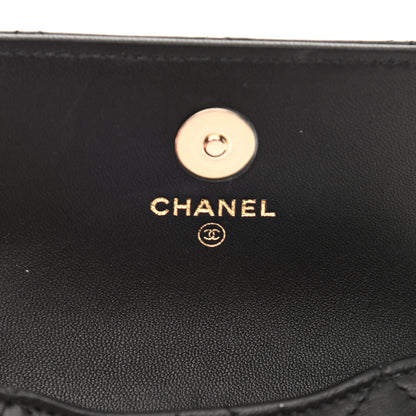 Chanel Lambskin Quilted Pearl Chain Belt Bag Black 6 of 11