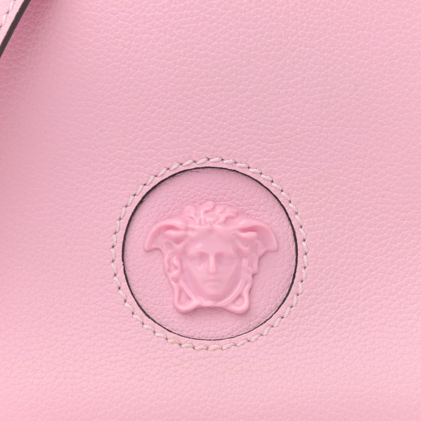 Calfskin La Medusa Small Hobo Crossbody Pink