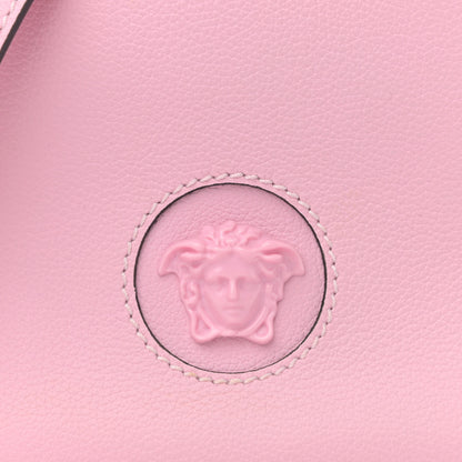 Versace Calfskin La Medusa Small Hobo Crossbody Pink 7 of 10