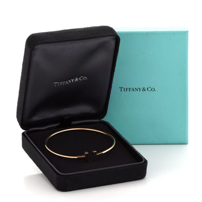 Tiffany 18K Rose Gold T Wire Bracelet 5 of 5