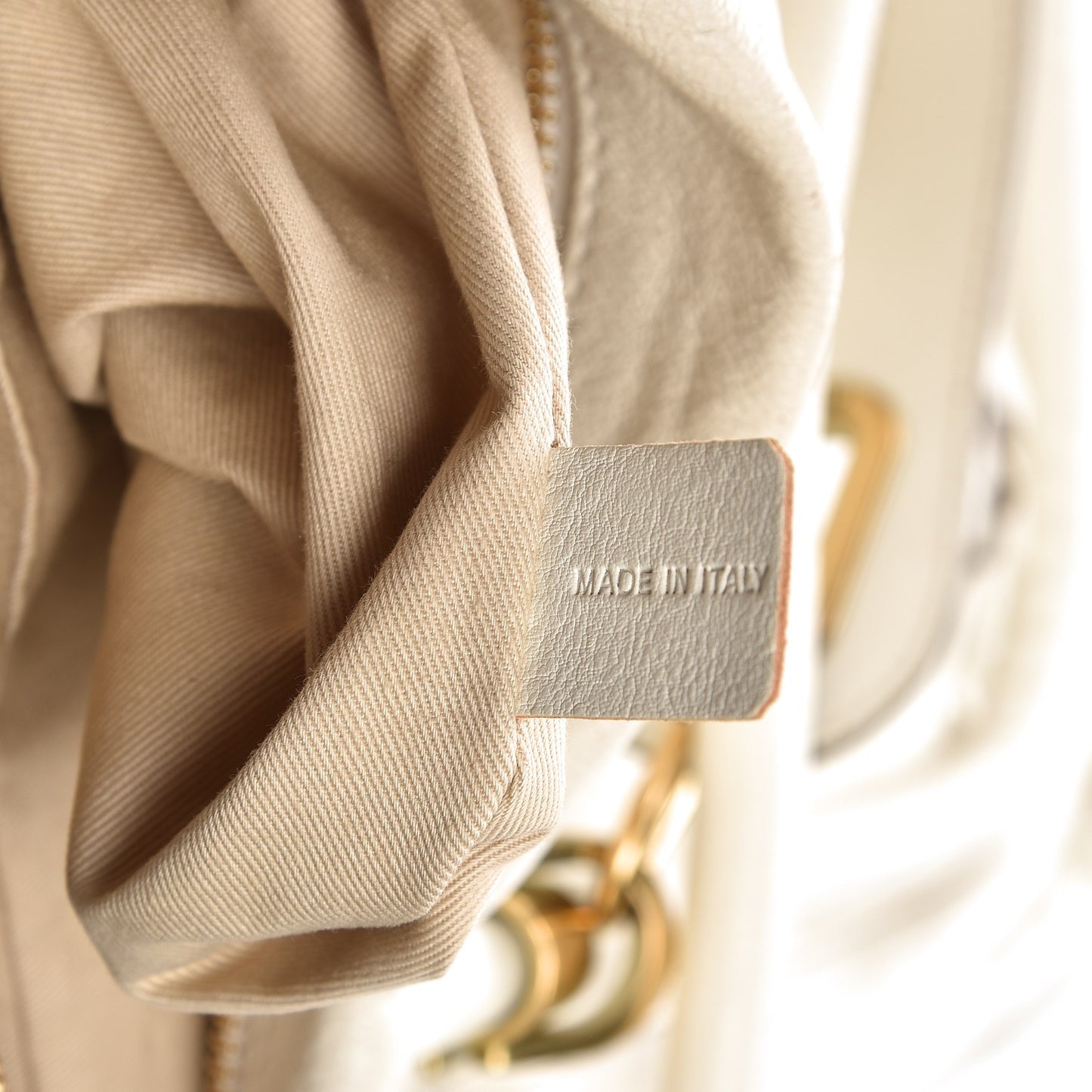 Calfskin Medium Paraty Cream