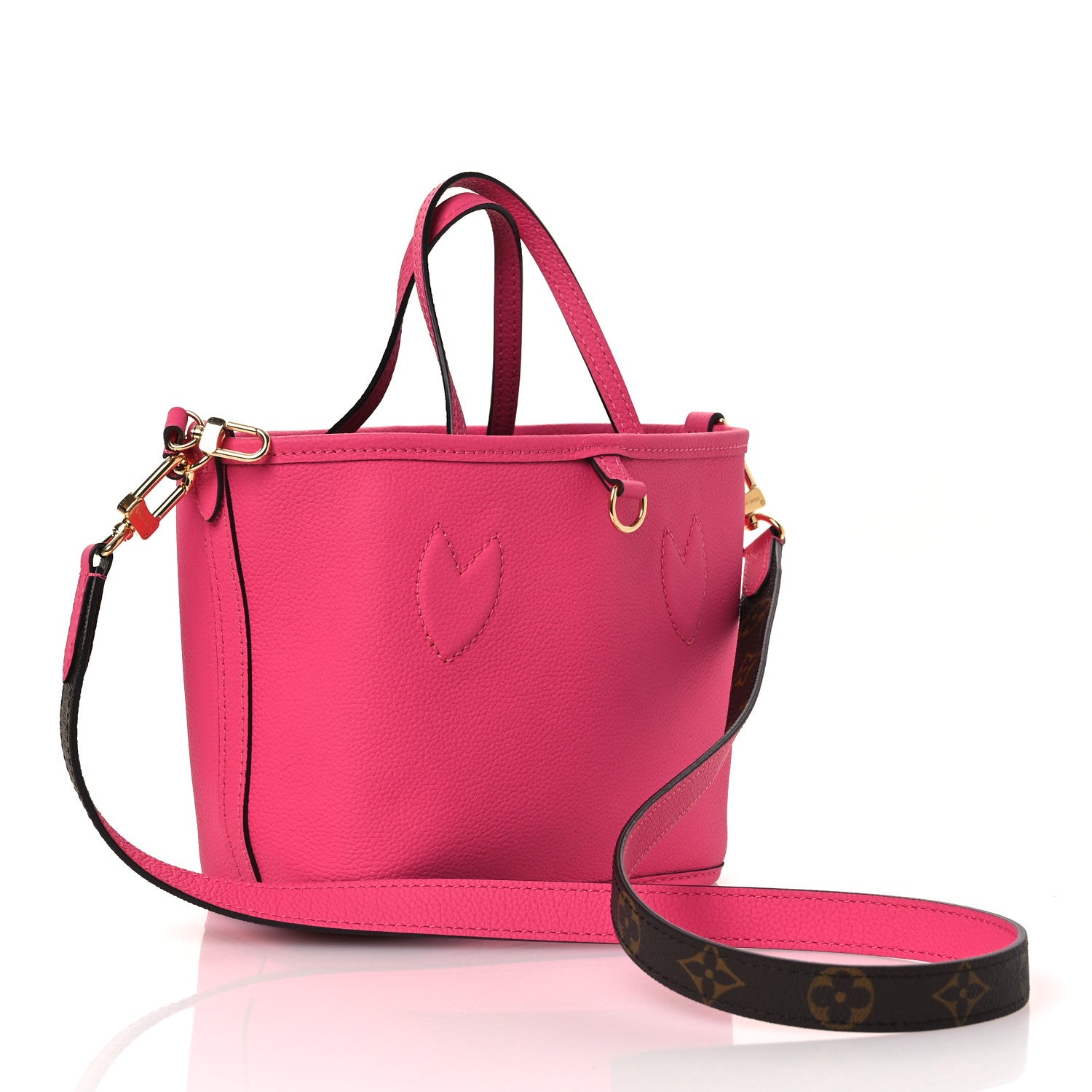 Louis Vuitton Monogram Neverfull Inside Out Bandouliere BB Rose Pondichery 7 of 20